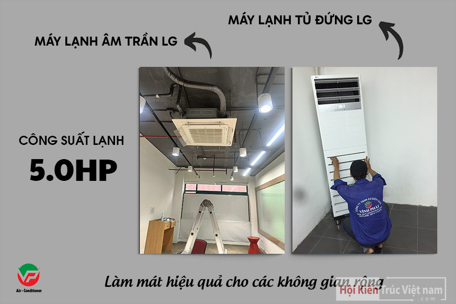 Đơn vị cung cấp Điều hòa tủ đứng LG và Điều hòa âm trần LG chính hãng
